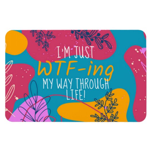 I'm Just... Flexible Photo Magnet (Horizontal)