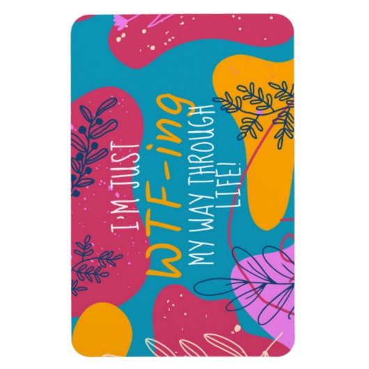 I'm Just... Flexible Photo Magnet (Vertikal)