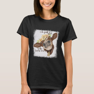 Im Just Girl, die Lieben Kühe gebleicht Shirt Cow 