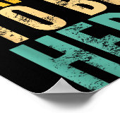 I'm Just Happy To Be Here - Retro Funny Saying Sar Poster (Ecke)