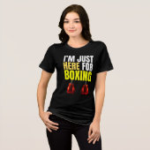 i'm just here for boxing Tri-Blend shirt (Vorderseite voll)