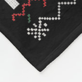 I'm Just Here For Snacks Raccoon Christmas Kids To Fleecedecke (Ecke)