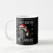 I'm Just Here For Snacks Raccoon Christmas Kids To Kaffeetasse (Links)