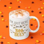 I'm Just Here for the Boo Bees Funny Halloween Kaffeetasse