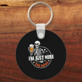 I'm Just Here For The Boos Cute Ghost Halloween Co Schlüsselanhänger (Vorderseite)
