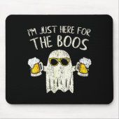 Im Just Here For The Boos Funny Gift Halloween Gho Mousepad (Vorne)