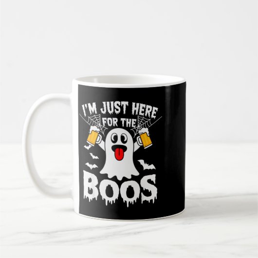 I'm Just Here For The Boos Funny Halloween Ghost M Kaffeetasse (Links)