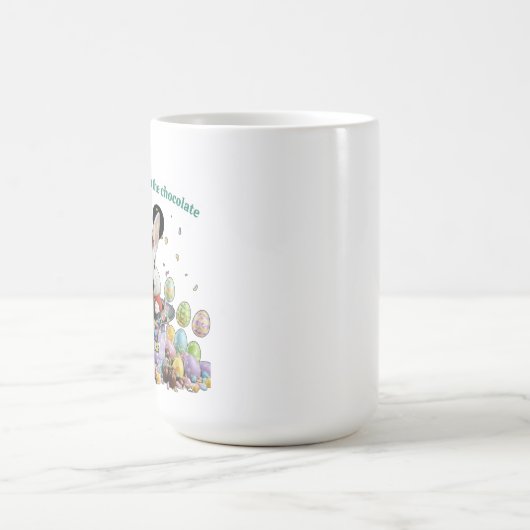 I'm just here for the chocolate kaffeetasse (Mittel)