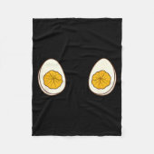 I'm Just Here For The Deviled Eggs Funny Couple  Fleecedecke (Vorderseite)