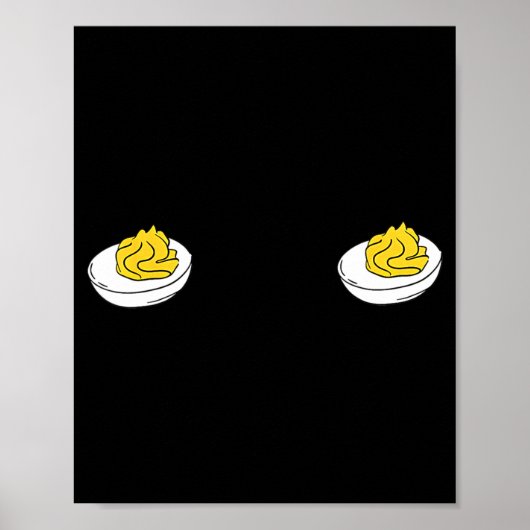 I'm Just Here For The Deviled Eggs Funny Couple Ma Poster (Vorne)
