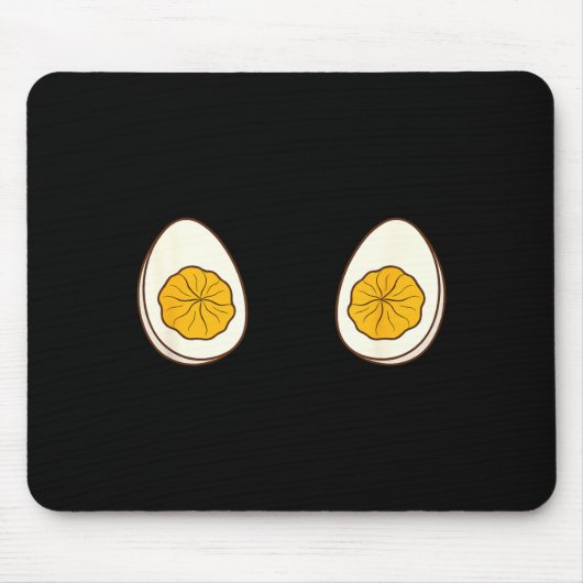 I'm Just Here For The Deviled Eggs Funny Couple Mousepad (Vorne)