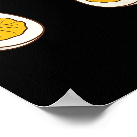 I'm Just Here For The Deviled Eggs Funny Couple  Poster (Ecke)