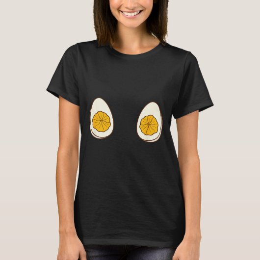 I'm Just Here For The Deviled Eggs Funny Couple T-Shirt (Vorderseite)