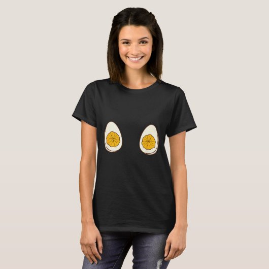 I'm Just Here For The Deviled Eggs Funny Couple T-Shirt (Vorne ganz)