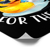 I'm Just Here For The Duck, Duck Cruise, Funny Vac Poster (Ecke)