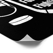 I'm Just Here For The Fights Funny Hockey (3)  Poster (Ecke)
