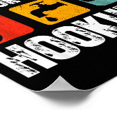 I'm Just Here For The Hook Funny Camp Rv Camper Ca Poster (Ecke)