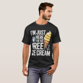 I'm Just Here For The Ice Cream Funny Cruise 2025  T-Shirt (Vorne ganz)