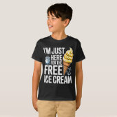 I'm Just Here For The Ice Cream Funny Cruise 2025 T-Shirt (Vorne ganz)