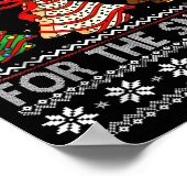 I'm Just Here For The Snack Christmas Cakes Debbie Poster (Ecke)