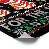 I'm Just Here For The Snack Christmas Cakes Debbie Poster (Ecke)