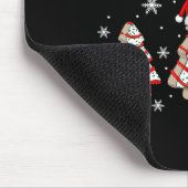 I'm Just Here For The Snacks Christmas Cakes Debbi Mousepad (Ecke)