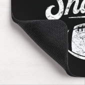 I'm Just Here For The Snacks Funny Fantasy Footbal Mousepad (Ecke)