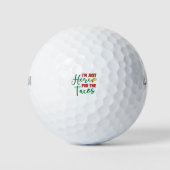 Im Just Here For The Tacos-Food-Foodie-Tacos Golfball (Vorderseite)
