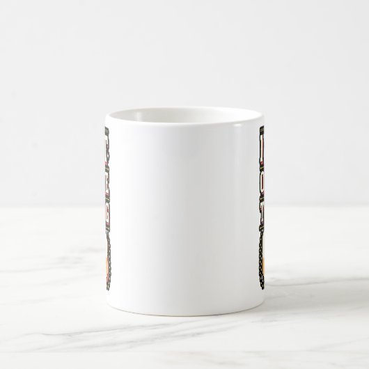 I'm Just Out Here Trusting God Quote Kaffeetasse (Mittel)