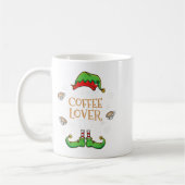 Im Kaffee Lover Elf Weihnachten Kaffeetasse (Links)