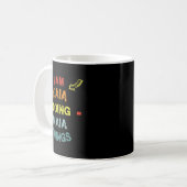 I'm Kaia Doing Kaia Things Cool Funny Christmas Gi Kaffeetasse (Vorderseite Links)