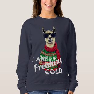 Im kalten Sweatshirt - Cooles Lamassheim