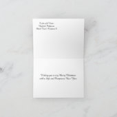 Im kalten Winter/Weihnachten.... Karte (Innenseite)