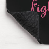 Im Kampf gegen Brustkrebs Mousepad (Ecke)