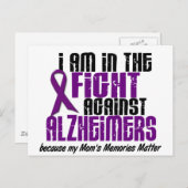 Im Kampf gegen die Alzheimer-MAMA Postkarte (Vorne/Hinten)