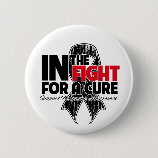 Im Kampf um eine Heilung - Melanom Button (Vorderseite)