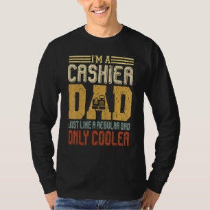 Im Kassierer Vater Vathers Day Gag Vintage Kasse D T-Shirt