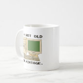 IM KEIN VINTAGER COMPUTER KAFFEETASSE (Vorderseite Links)