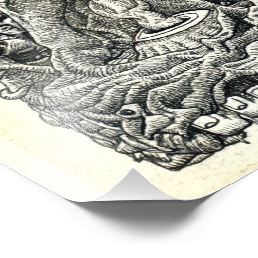 Im Keller Fotodruck (Ecke)