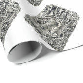 Im Keller Geschenkpapier (Rolleneckpunkt)