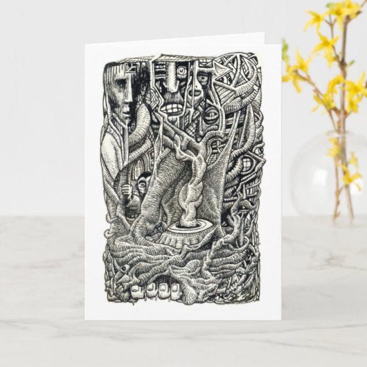 Im Keller Karte (Gelbe Blume)