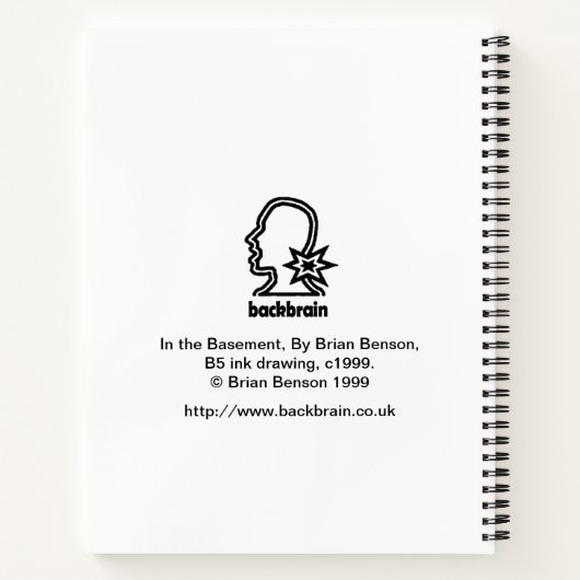 Im Keller Notizblock (Rückseite)