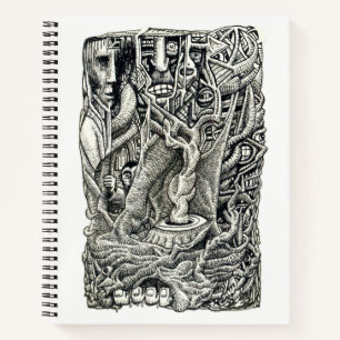 Im Keller von Brian Benson Notizbuch