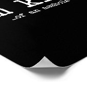 I'm Kind Of An Hole Funny Kindness Sarcastic Ironi Poster (Ecke)