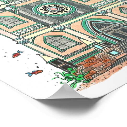 Im Kinderzimmer Kunst Poster (Ecke)