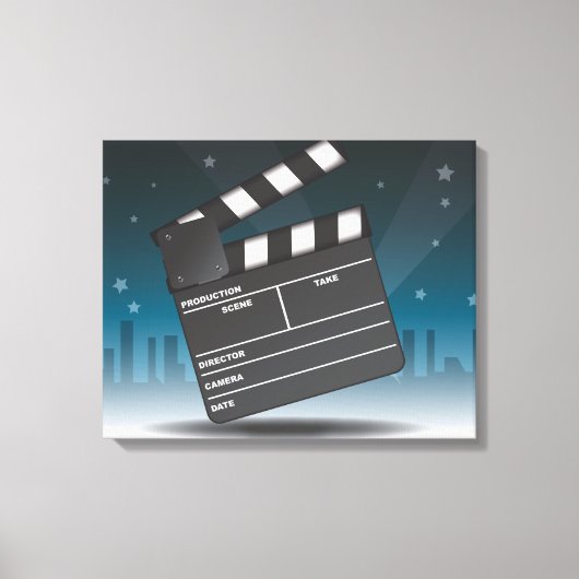 Im Kino Leinwanddruck (Vorderseite)