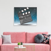 Im Kino Leinwanddruck (Insitu (Wohnzimmer))