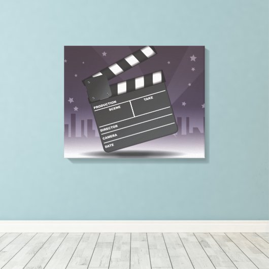 Im Kino Leinwanddruck (Insitu (Holzboden))