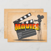 Im Kino Vintag Postkarte (Vorne/Hinten)