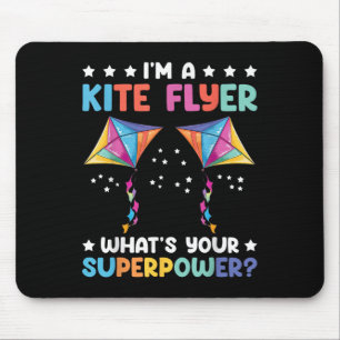Im Kite-Flyer Kitesurfing Kite Flying Mousepad